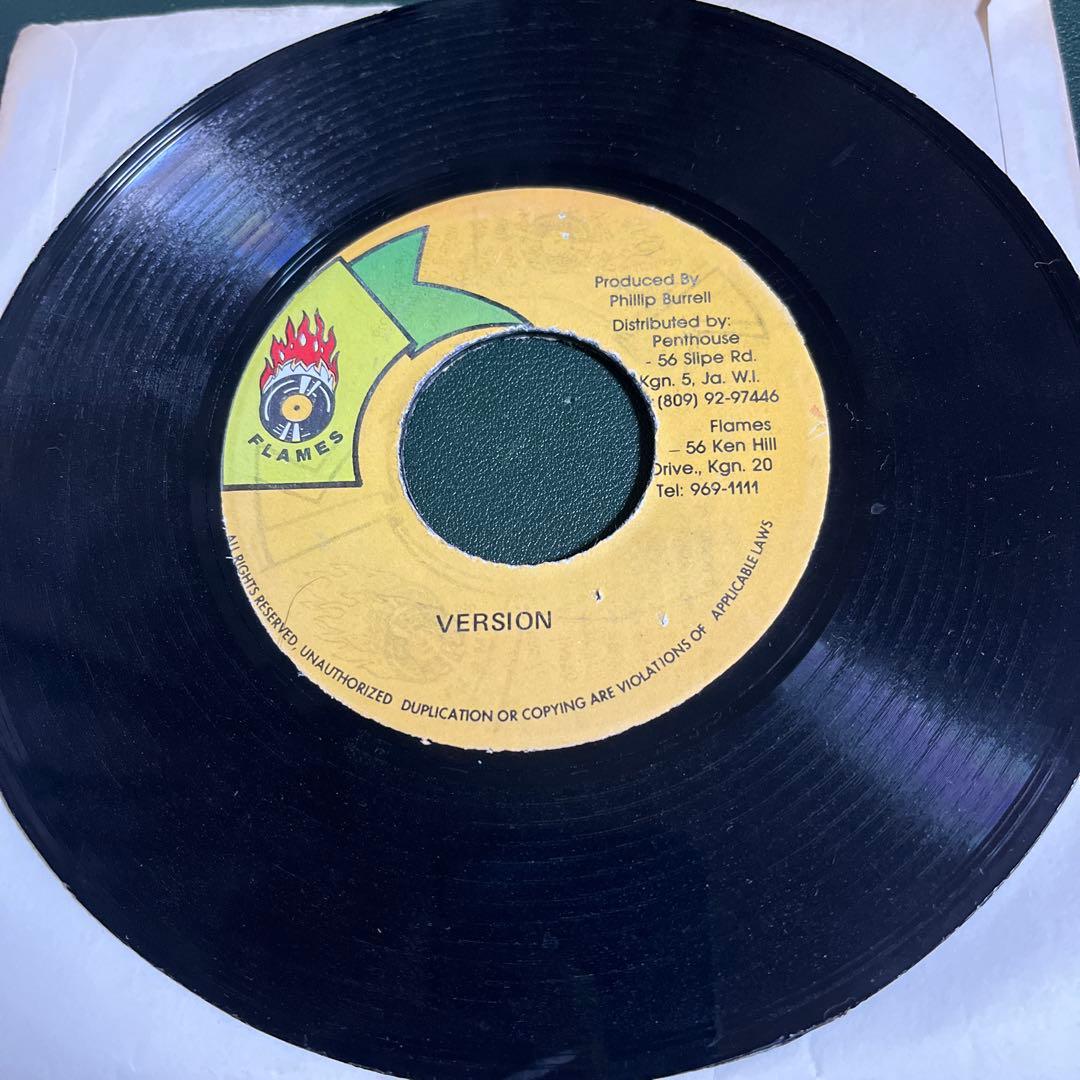 Tony Rebel - Nazarene Vow 7" Single Flames Jamaica Conscious Dancehall Reggae