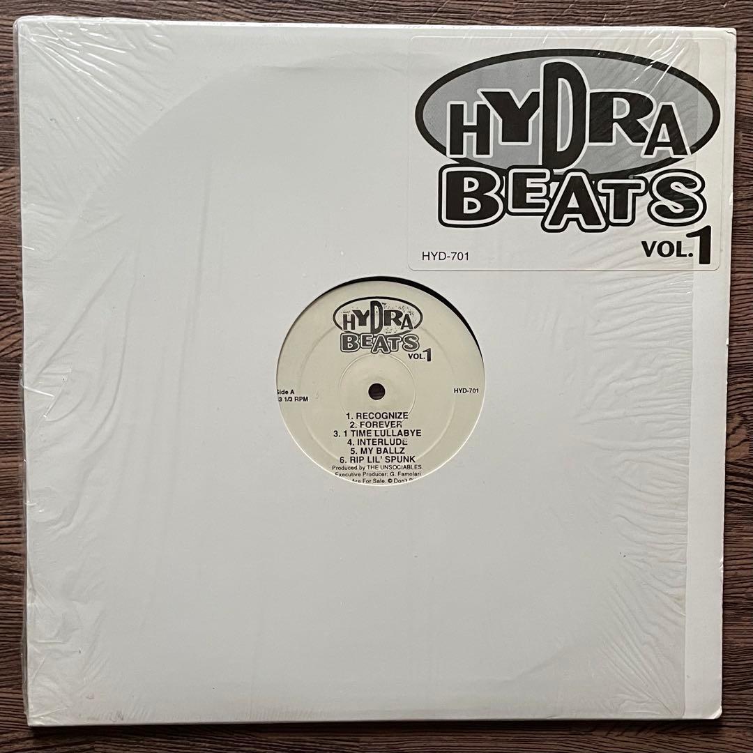 The Unsociables - Hydra Beats Vol. 1 LP Vinyl Instrumental Hip Hop Hydra ENT