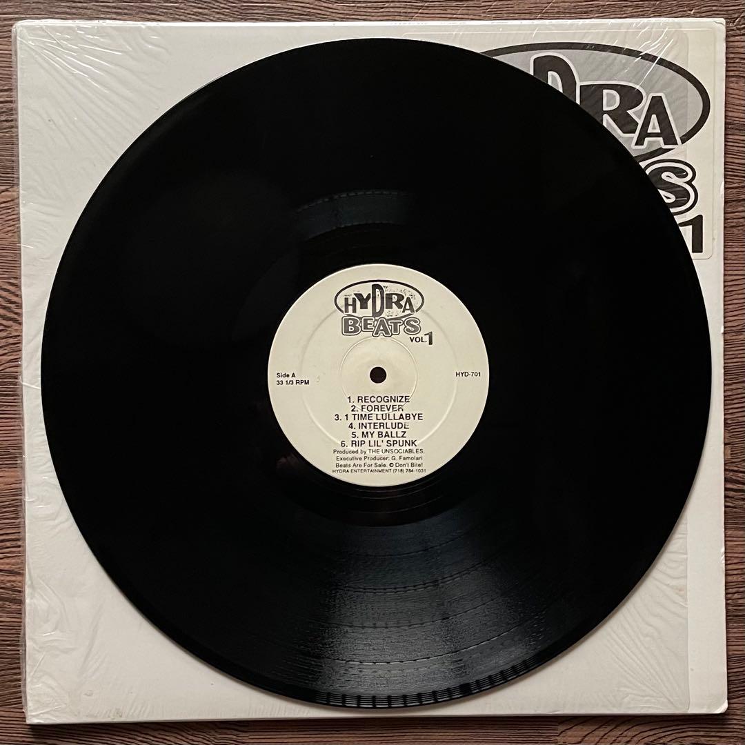 The Unsociables - Hydra Beats Vol. 1 LP Vinyl Instrumental Hip Hop Hydra ENT