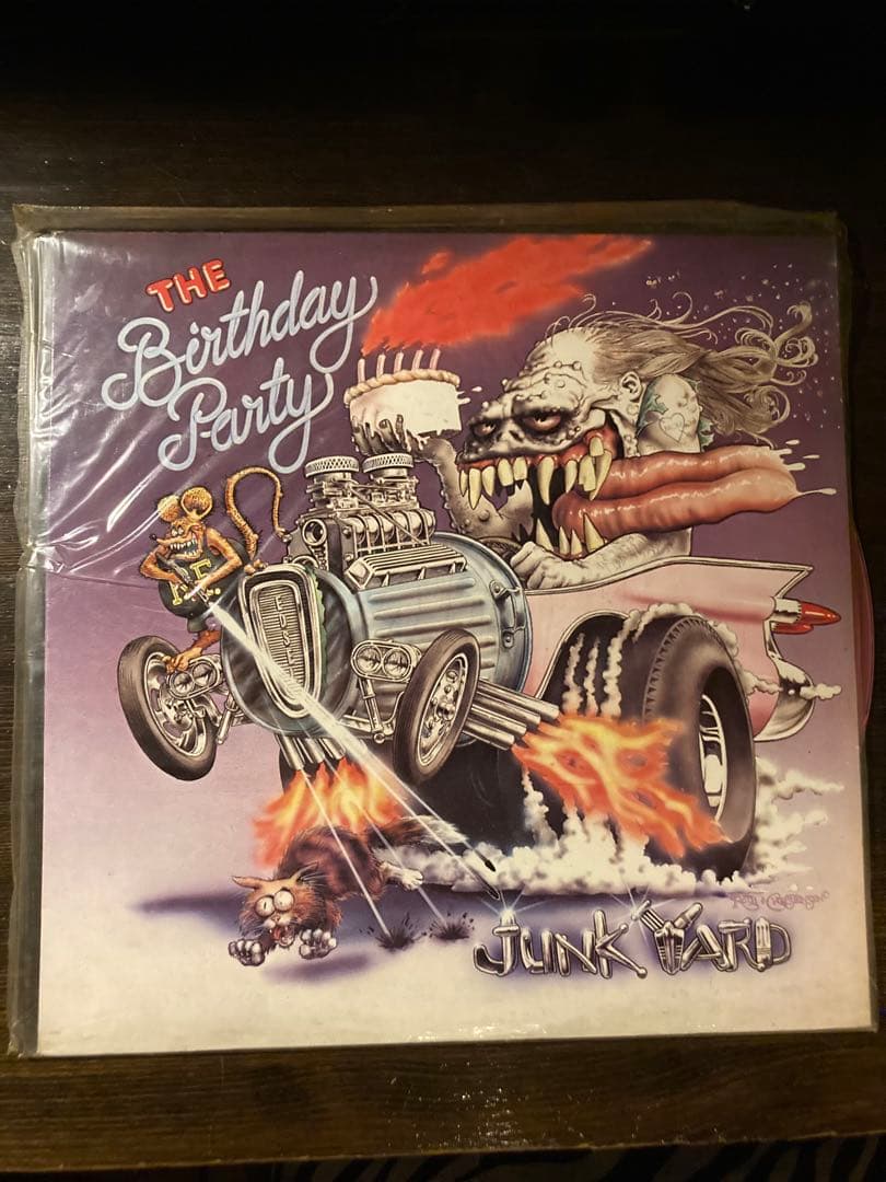 The Birthday Party Junkyard LP Pink Vinyl Post-Punk Nick Cave Rare