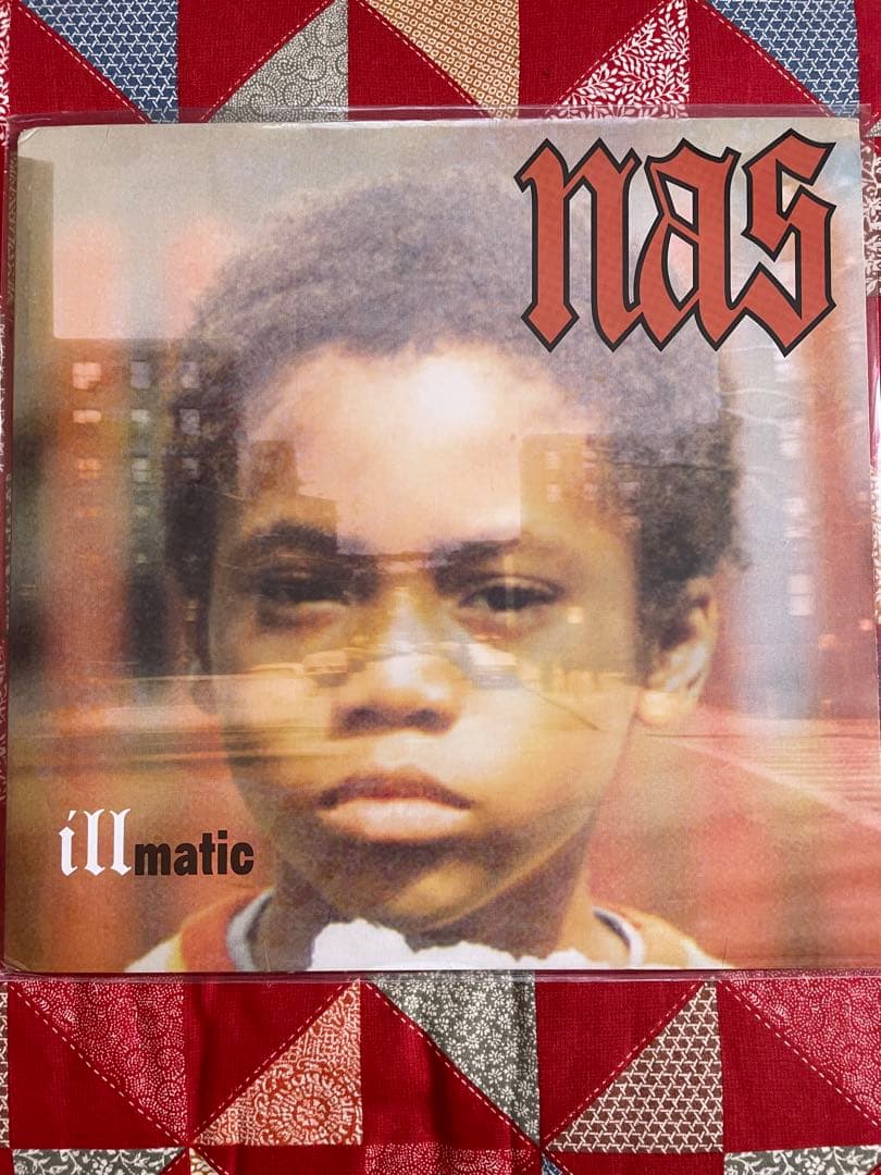 Nas - Illmatic LP Clear Vinyl Record 1994 Hip Hop Classic Columbia