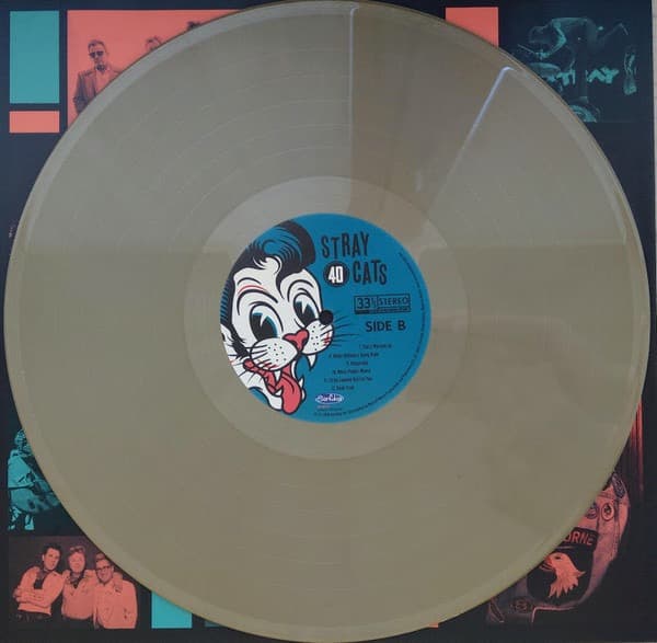 Stray Cats 40 Limited Edition Gold Vinyl LP Rare FNAC Exclusive Sealed