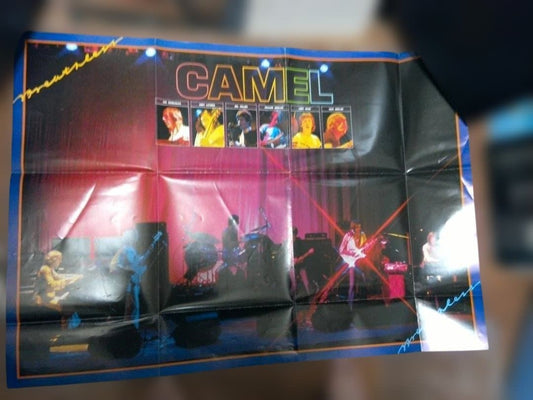 Camel Breathless Vinyl LP Record Japan GP1101 with Original Poster