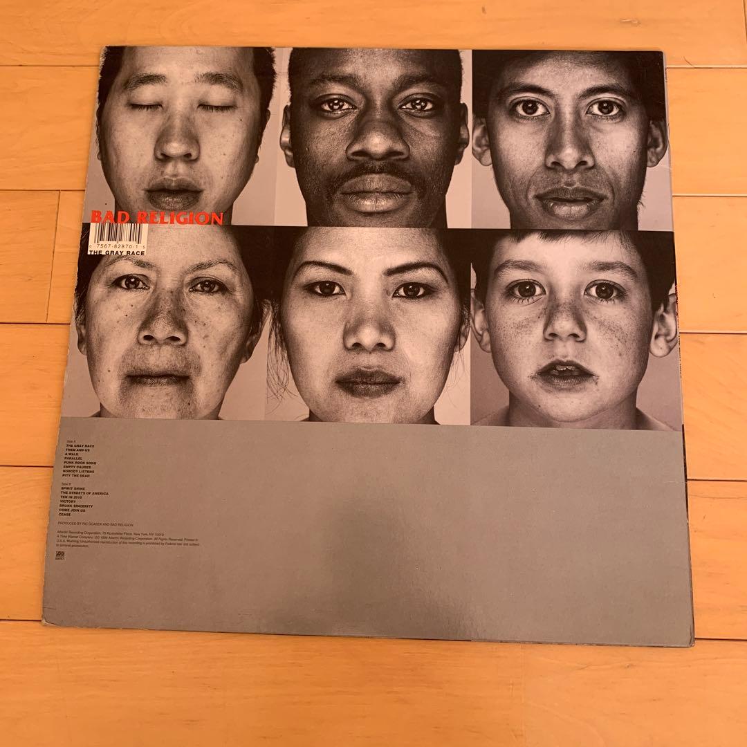 Bad Religion - The Gray Race 12" Vinyl LP 1996 Rare Gray Marbled Color Record