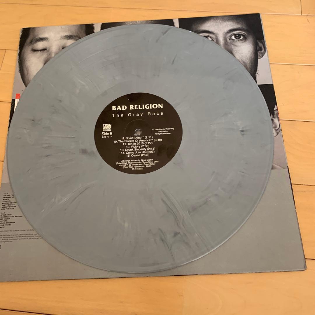 Bad Religion - The Gray Race 12" Vinyl LP 1996 Rare Gray Marbled Color Record