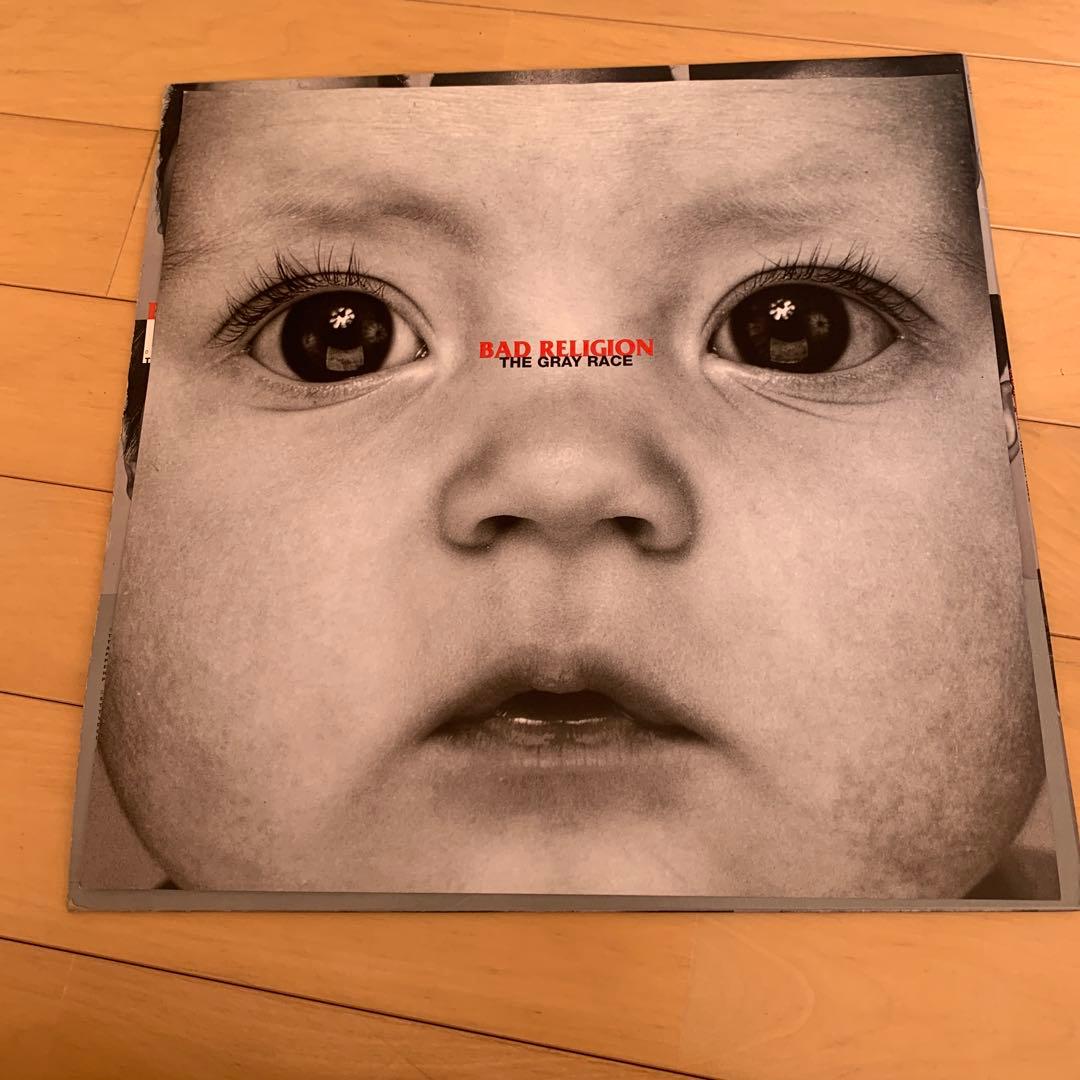 Bad Religion - The Gray Race 12" Vinyl LP 1996 Rare Gray Marbled Color Record