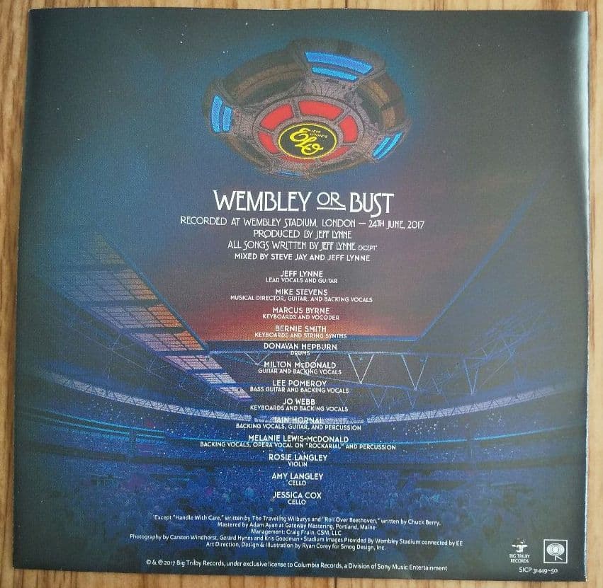 Jeff Lynne's ELO Wembley or Bust Live 2CD Near Mint | Japansoundstore