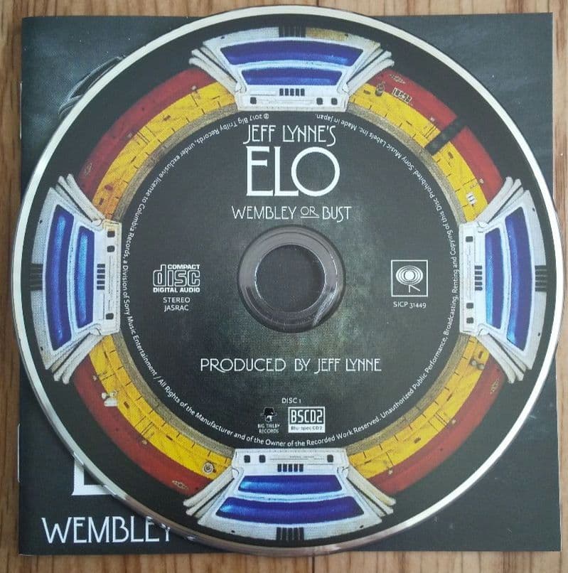 Jeff Lynne's ELO Wembley or Bust Live 2CD Near Mint | Japansoundstore