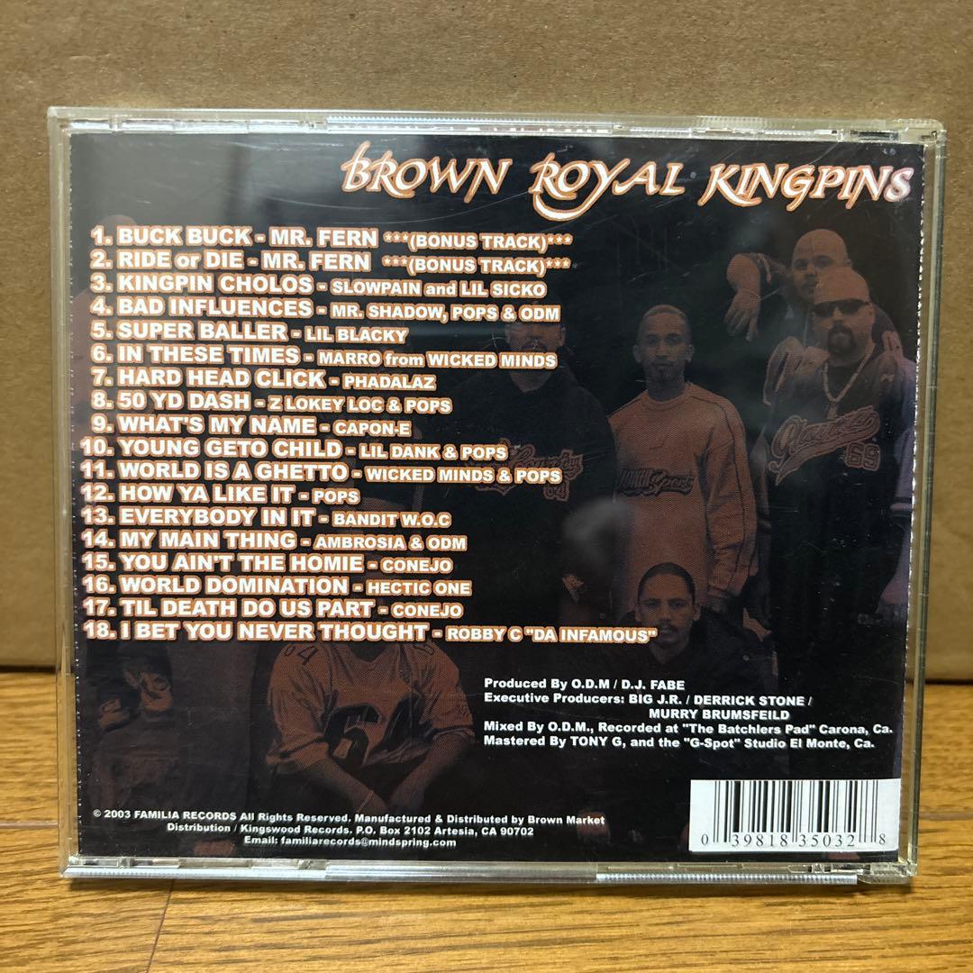Various Artists - Brown Royal Kingpins CD 2003 Japan Pressing Limited Edition