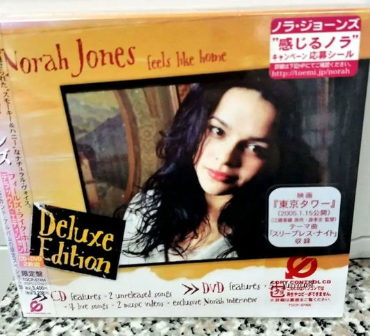 Norah Jones Feels Like Home Deluxe CD DVD  Sealed Limited Edition | Japansoundstore