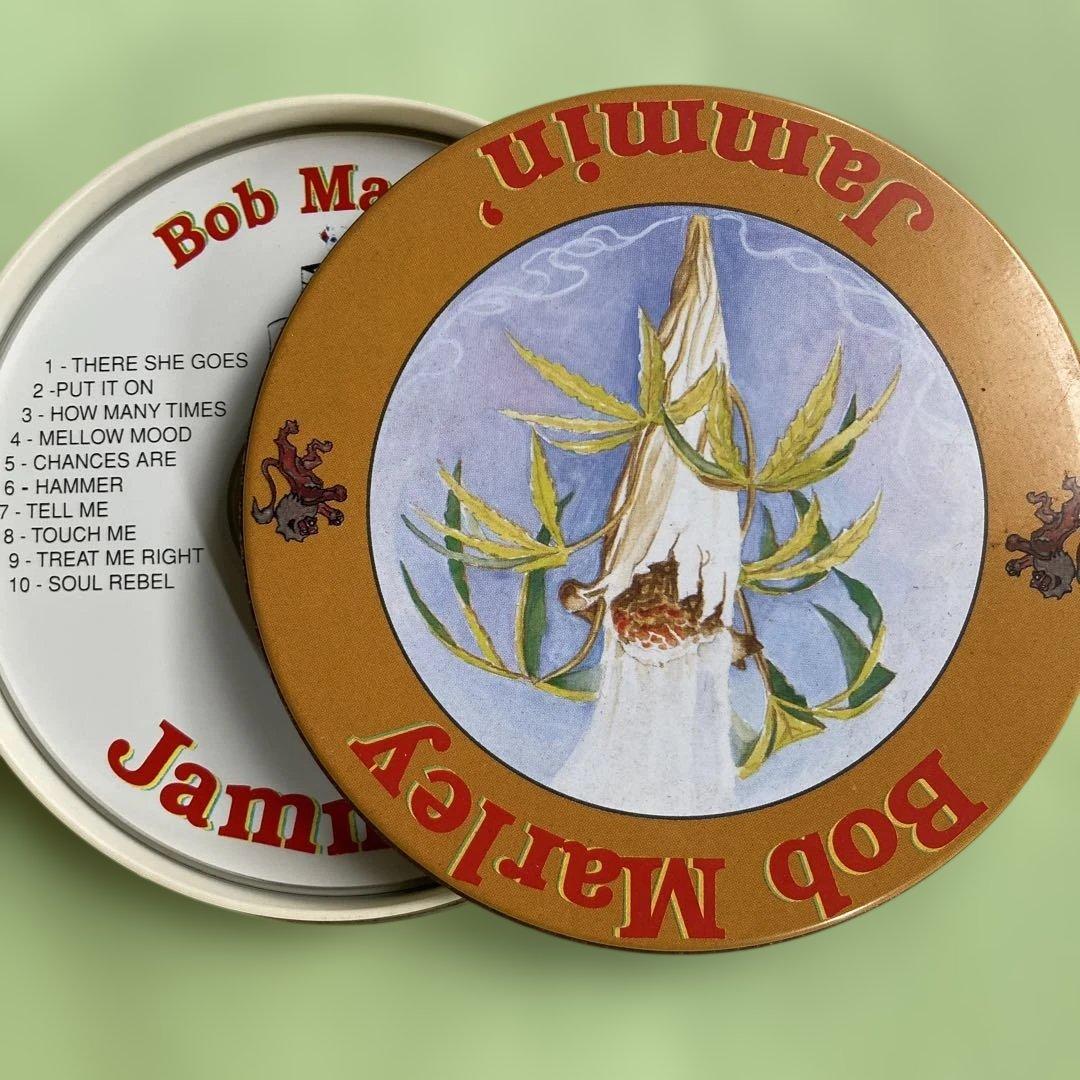 Bob Marley Jammin' CD Rare DOG N ROLL Metal Tin Edition 1992