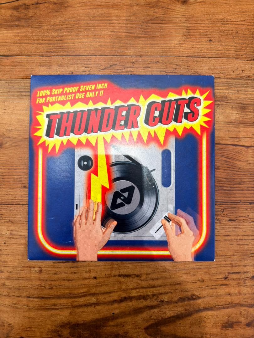 Aeon Seven Thunder Cuts 7" DJ Scratch Record Blue Vinyl, 100% Skip Proof, Used | Japansoundstore
