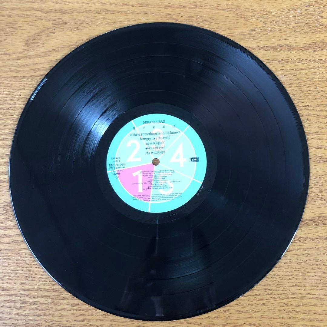 Duran Duran - Arena LP Japan Vinyl Record with Obi & Insert EMS-91095