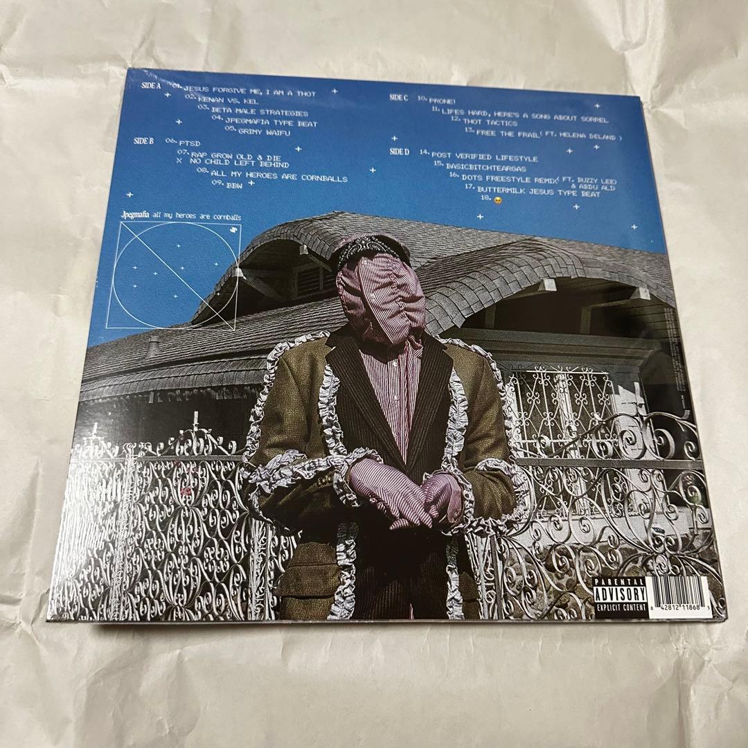 JPEGMAFIA - All My Heroes Are Cornballs Vinyl 2LP Experimental Hip Hop