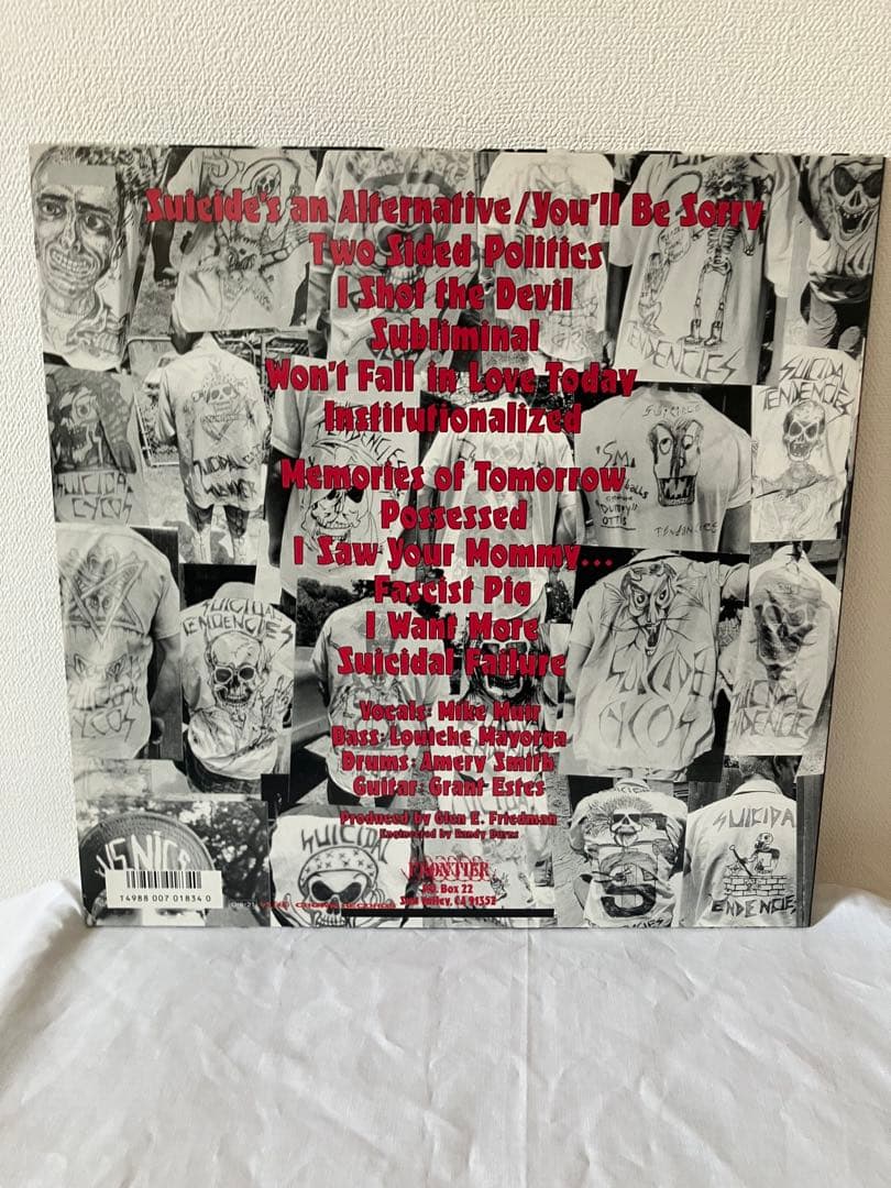 Suicidal Tendencies Self-Titled LP 1988 Japan Pressing w/ Obi + Insert Rare