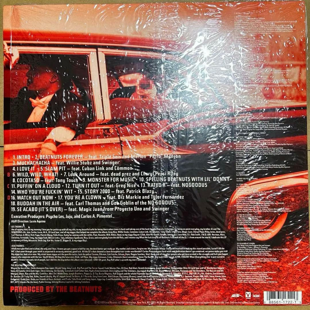 The Beatnuts - A Musical Massacre 2LP Vinyl 1999 Loud Records Hip Hop OG Press