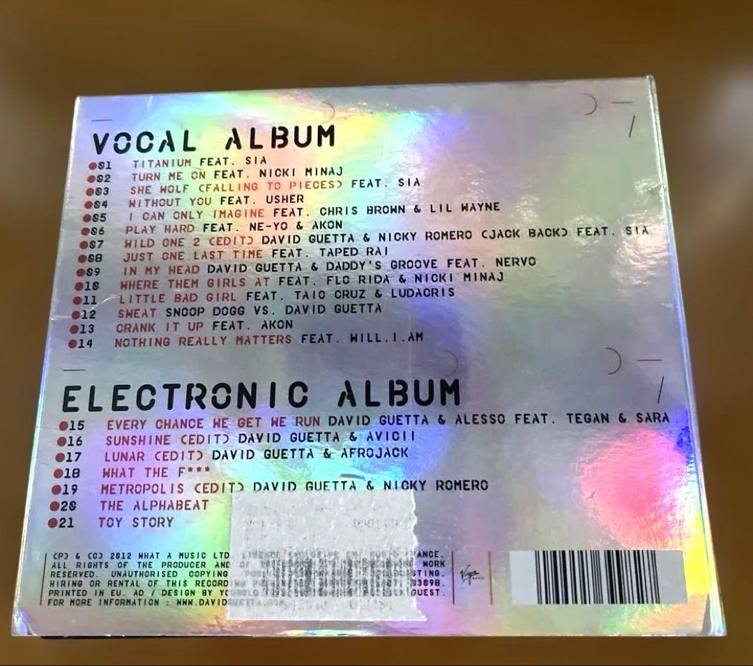 David Guetta - Nothing But the Beat 2.0 2CD Japan Edition Hologram Paper Sleeve