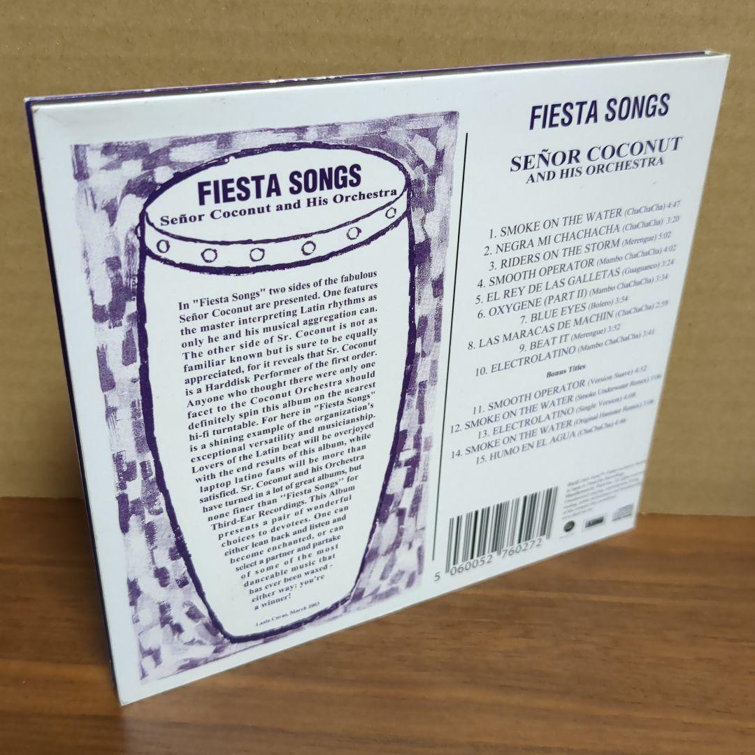 Señor Coconut and His Orchestra - Fiesta Songs CD, Japan Press, 5 Bonus Tracks