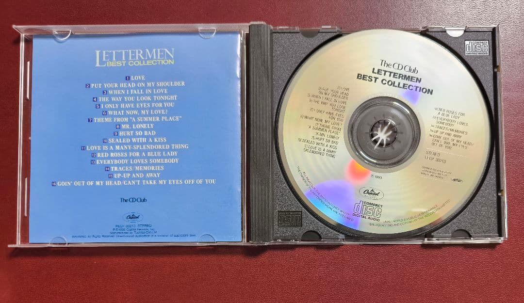 The Lettermen - Best Collection CD Japan Press The CD Club 1993 Compilation