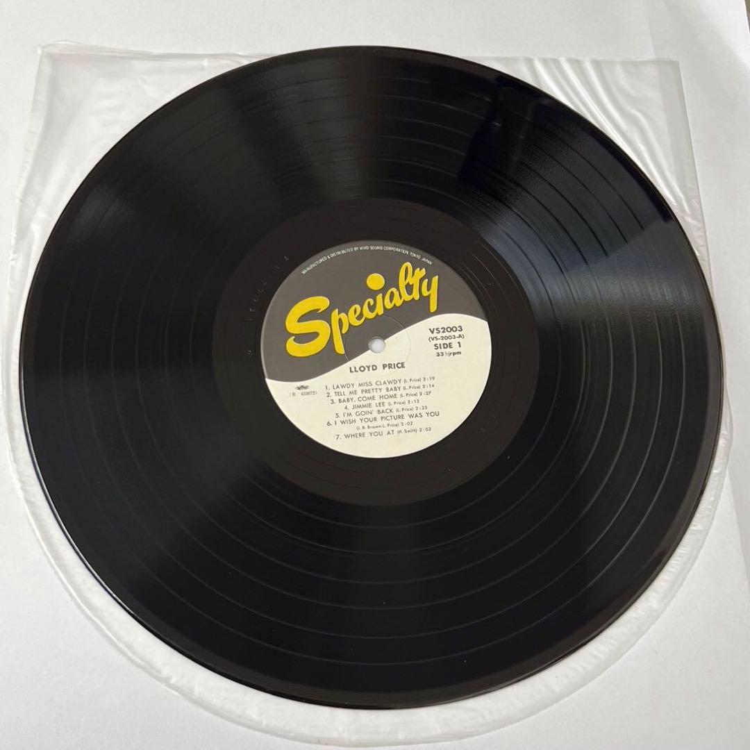 Lloyd Price S/T 1979 Japan LP Vinyl Record Specialty R&B Classics with Obi