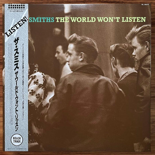 The Smiths - The World Won't Listen LP Japan Original 1987 w/ Obi & Inserts