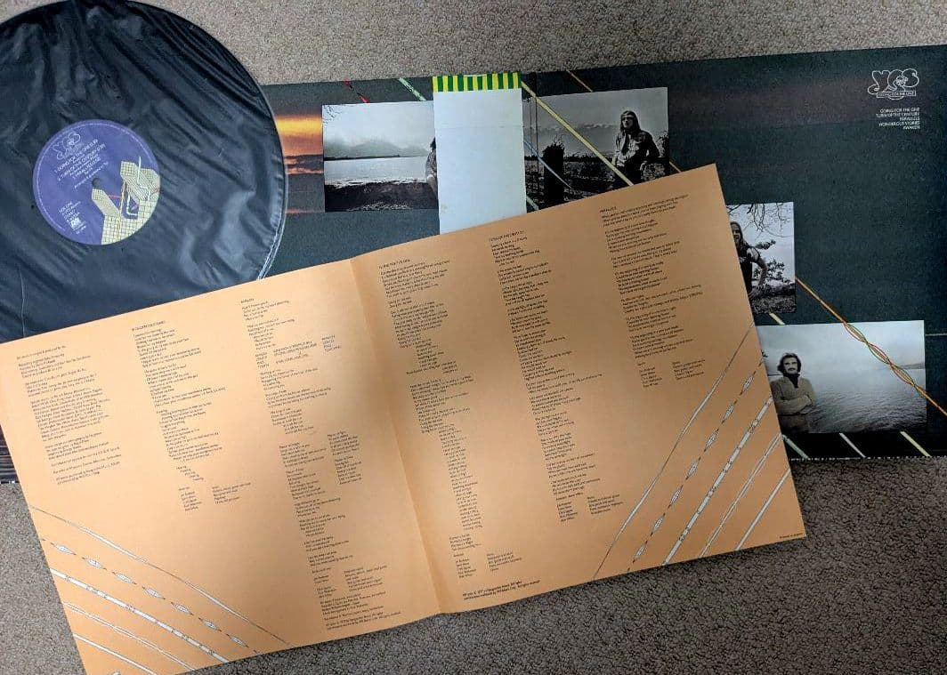 Yes - Going For The One - Japan Vinyl LP P-6533A Tri-fold Sleeve Obi