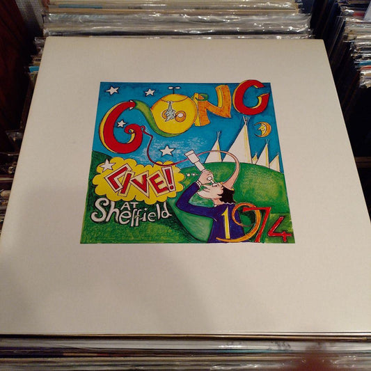 Gong - Live At Sheffield '74 LP Vinyl, Rare Color Vinyl Edition, Prog Rock