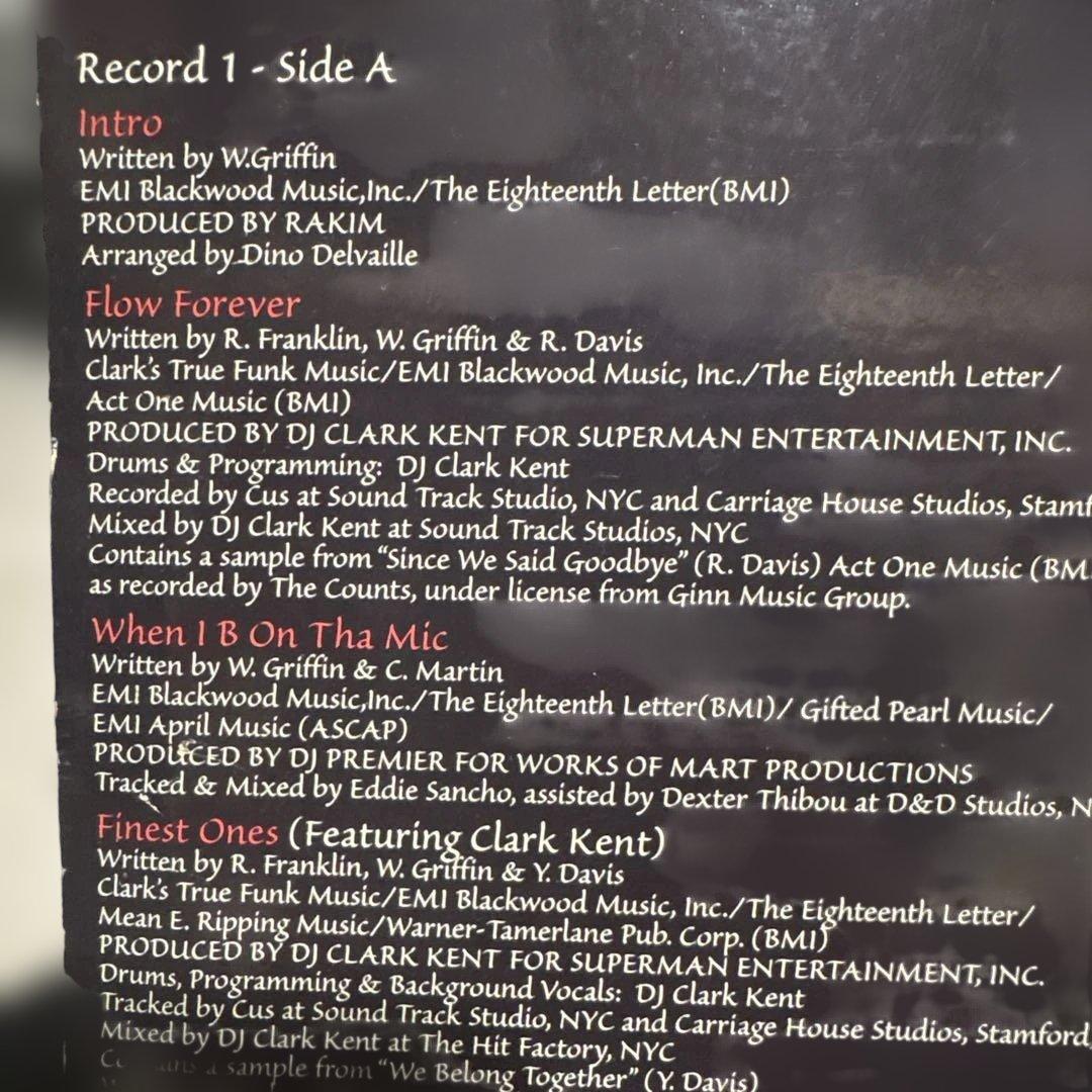 Rakim - The Master (1999) 2LP Original Hip Hop Vinyl Record
