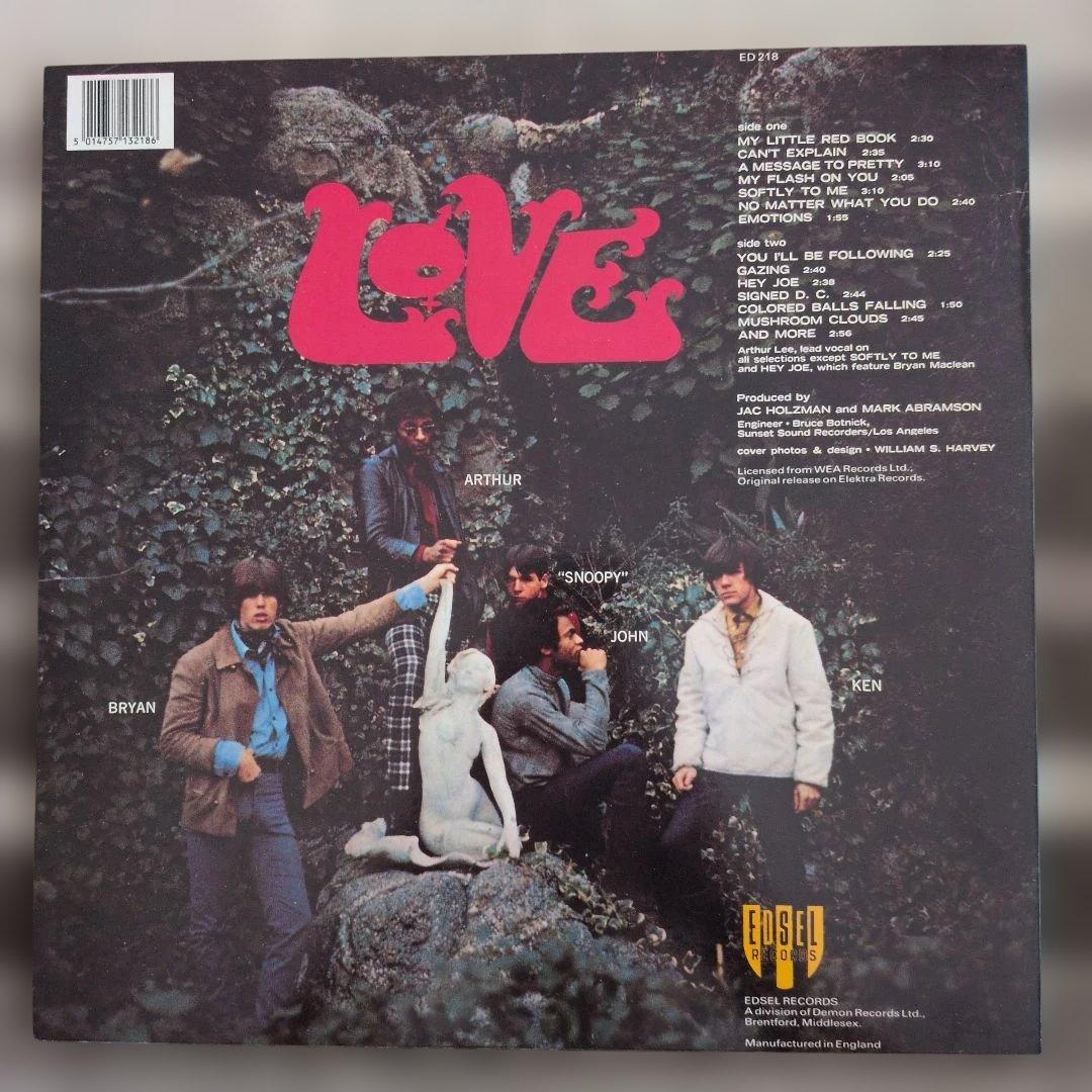 Love - Love (1987 UK Reissue, Edsel Records ED 218) Psych Rock Vinyl LP