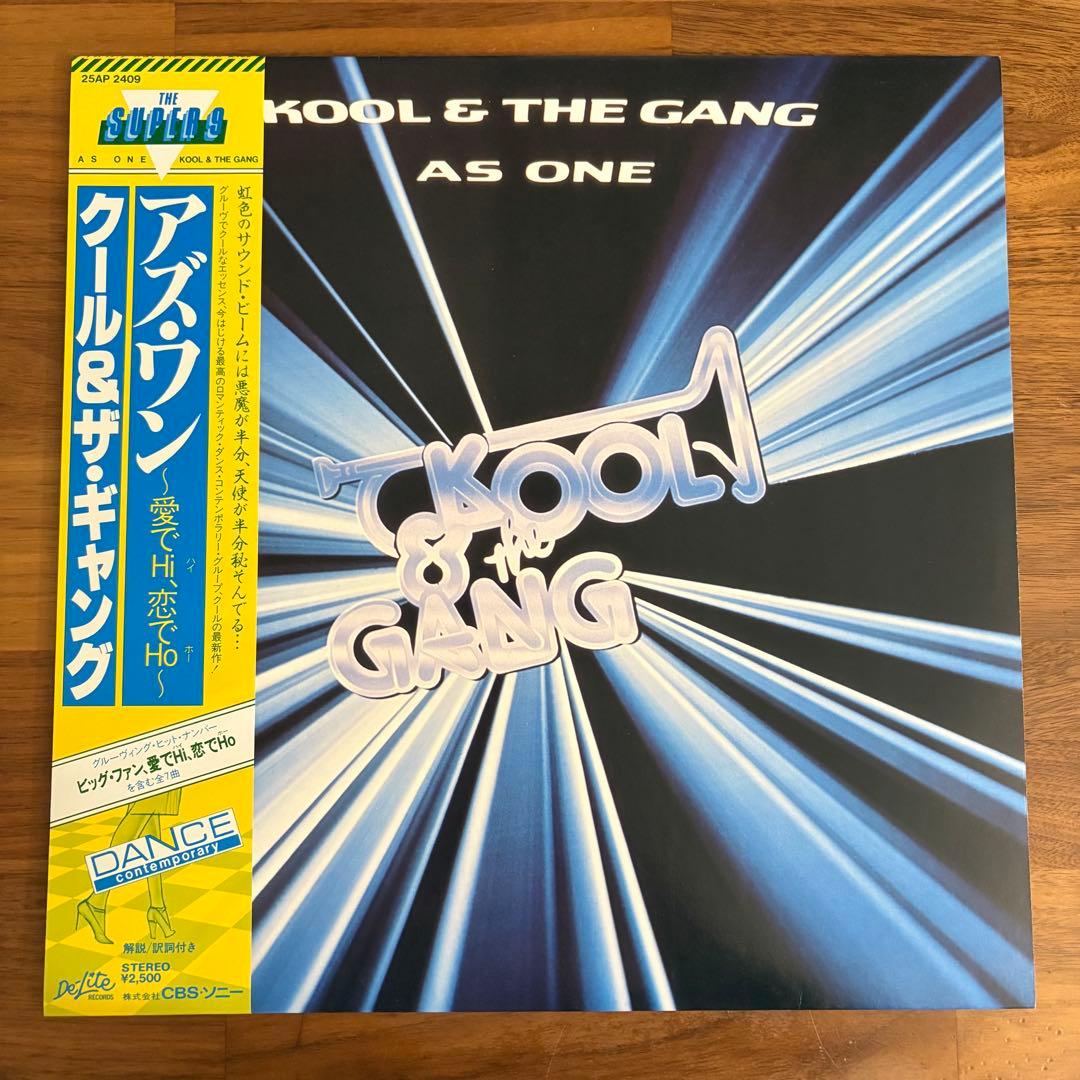 Kool & The Gang As One LP 1982 Japan Pressing Vinyl Record with Obi Liner