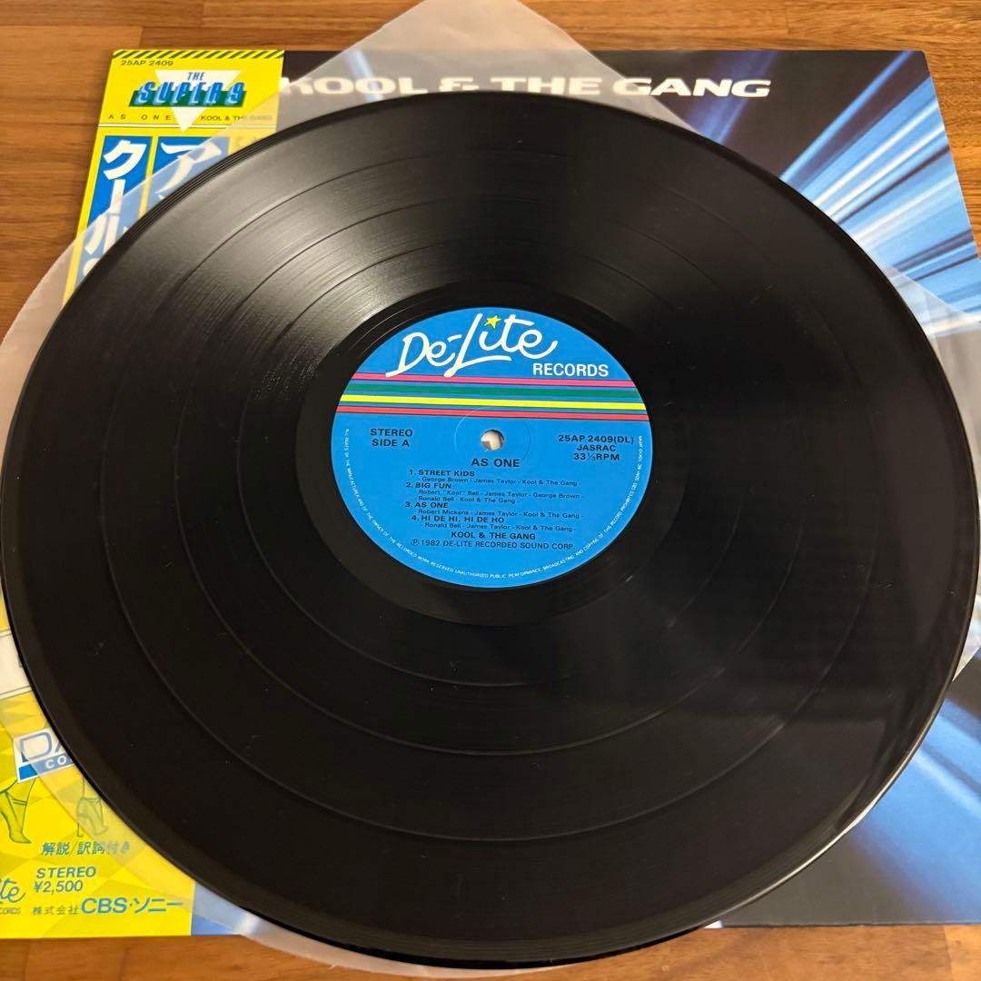 Kool & The Gang As One LP 1982 Japan Pressing Vinyl Record with Obi Liner