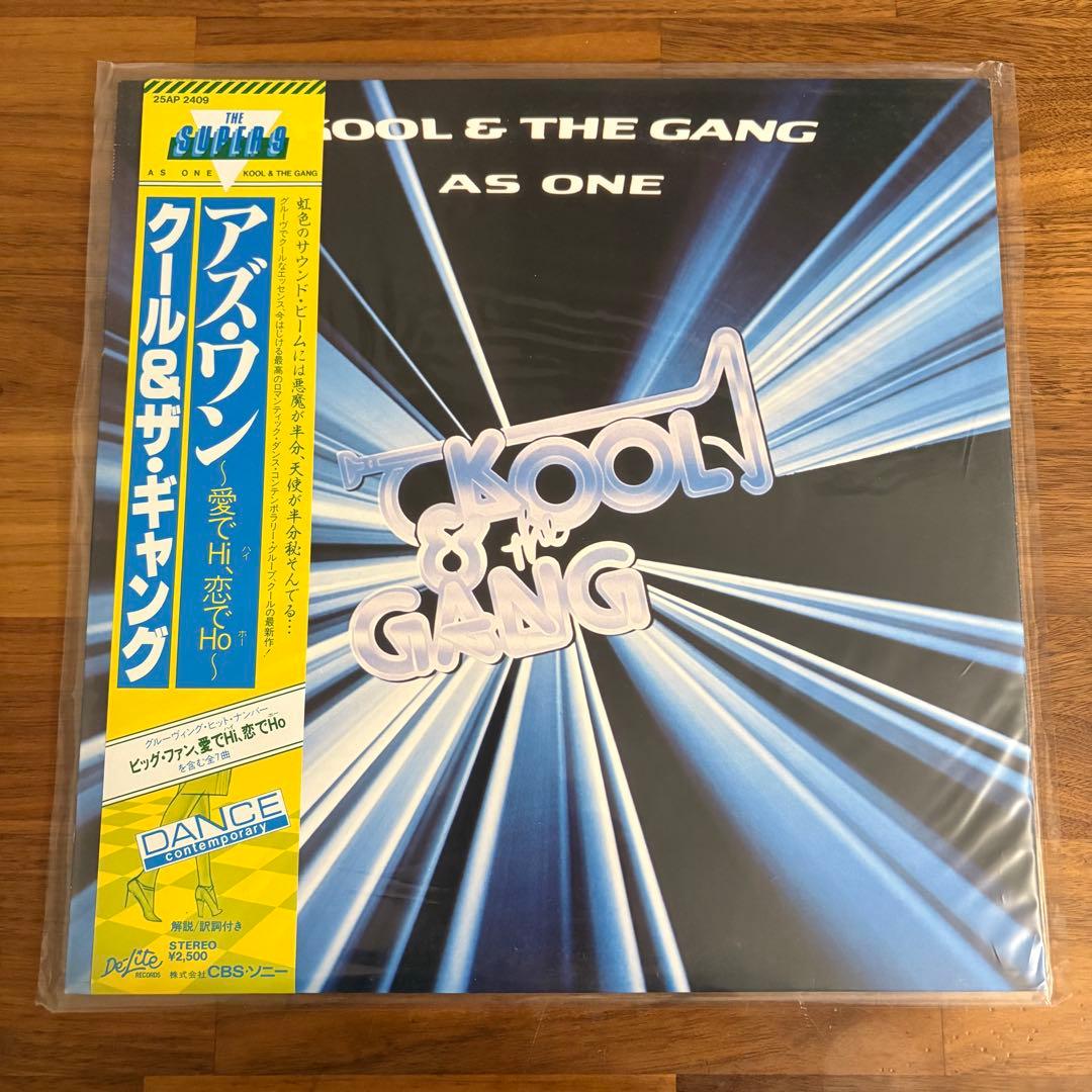 Kool & The Gang As One LP 1982 Japan Pressing Vinyl Record with Obi Liner