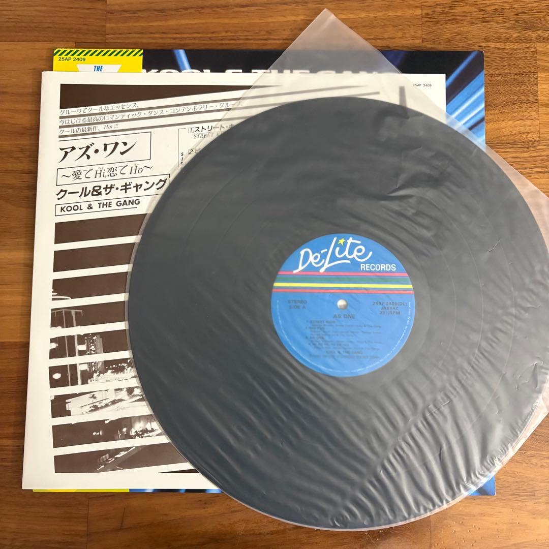 Kool & The Gang As One LP 1982 Japan Pressing Vinyl Record with Obi Liner