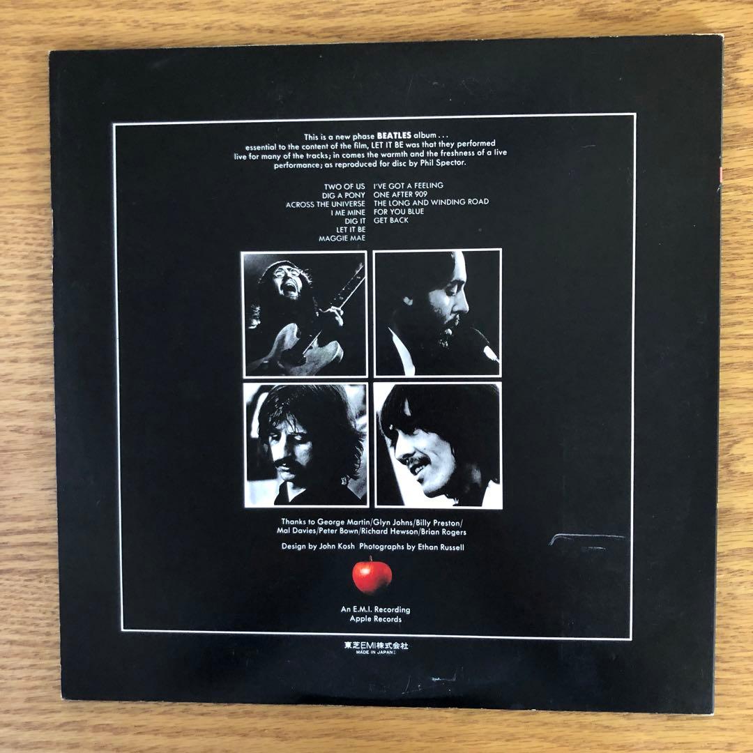 The Beatles - Let It Be Vinyl LP Japan EAS-80561 Apple Records w/ Obi Liner