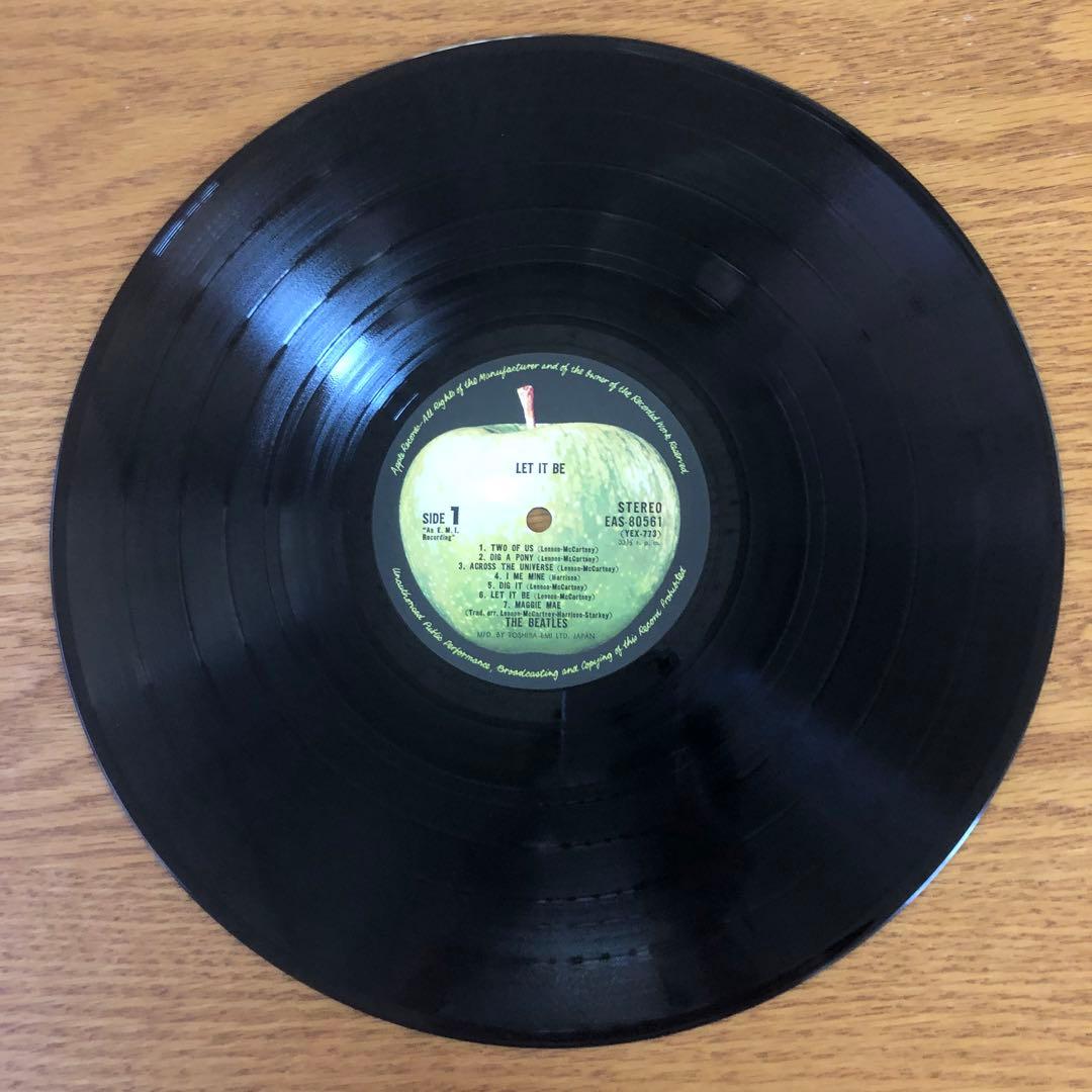 The Beatles - Let It Be Vinyl LP Japan EAS-80561 Apple Records w/ Obi Liner