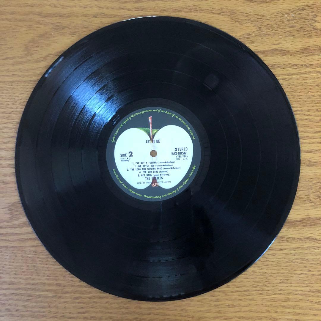 The Beatles - Let It Be Vinyl LP Japan EAS-80561 Apple Records w/ Obi Liner