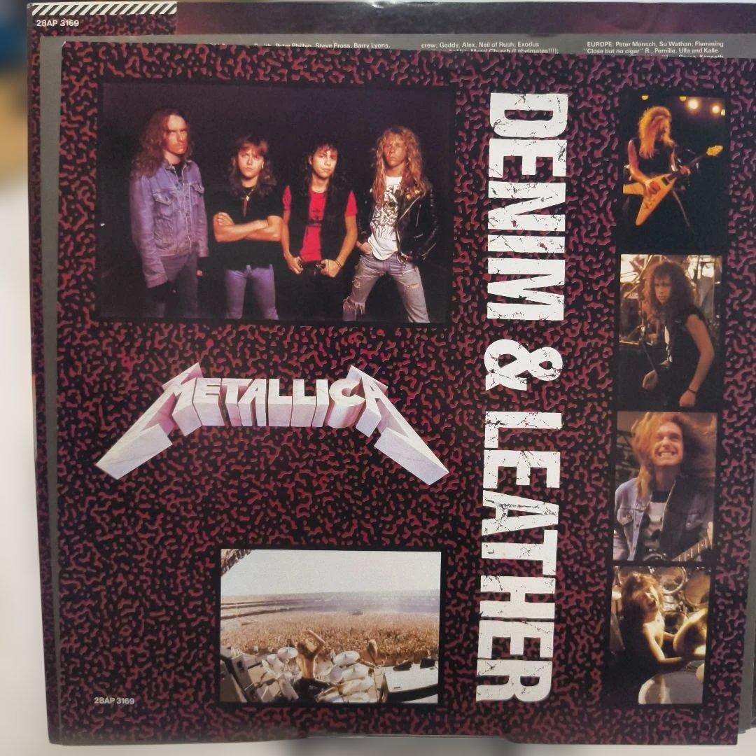 Metallica Master of Puppets LP Japan CBS/Sony 28AP 3169 Obi Color Pinup Included