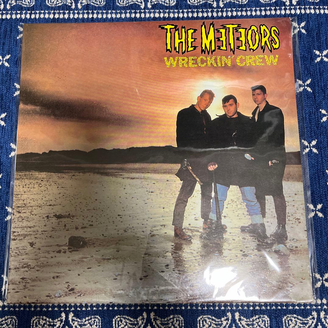 The Meteors Wreckin' Crew LP Silver Vinyl Psychobilly Neo-Rockabilly Punk German