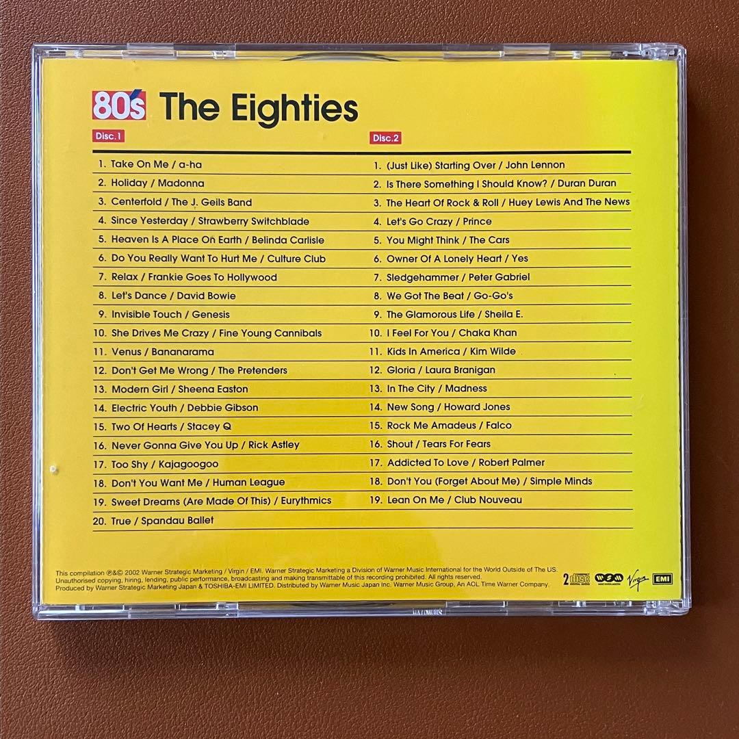 Various - The 80's 2CD Japan Press Compilation Album 2002 Warner EMI