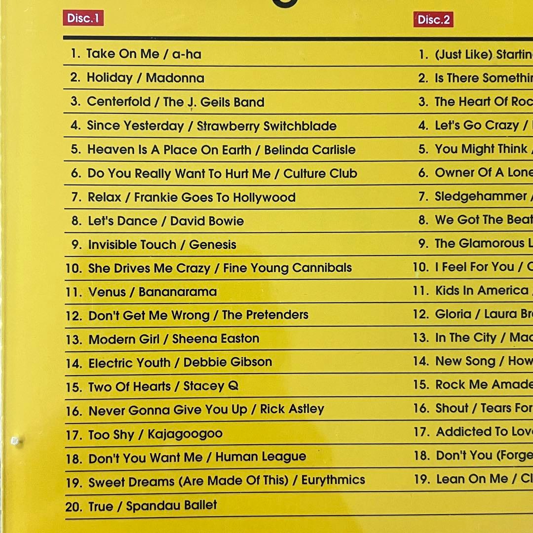 Various - The 80's 2CD Japan Press Compilation Album 2002 Warner EMI