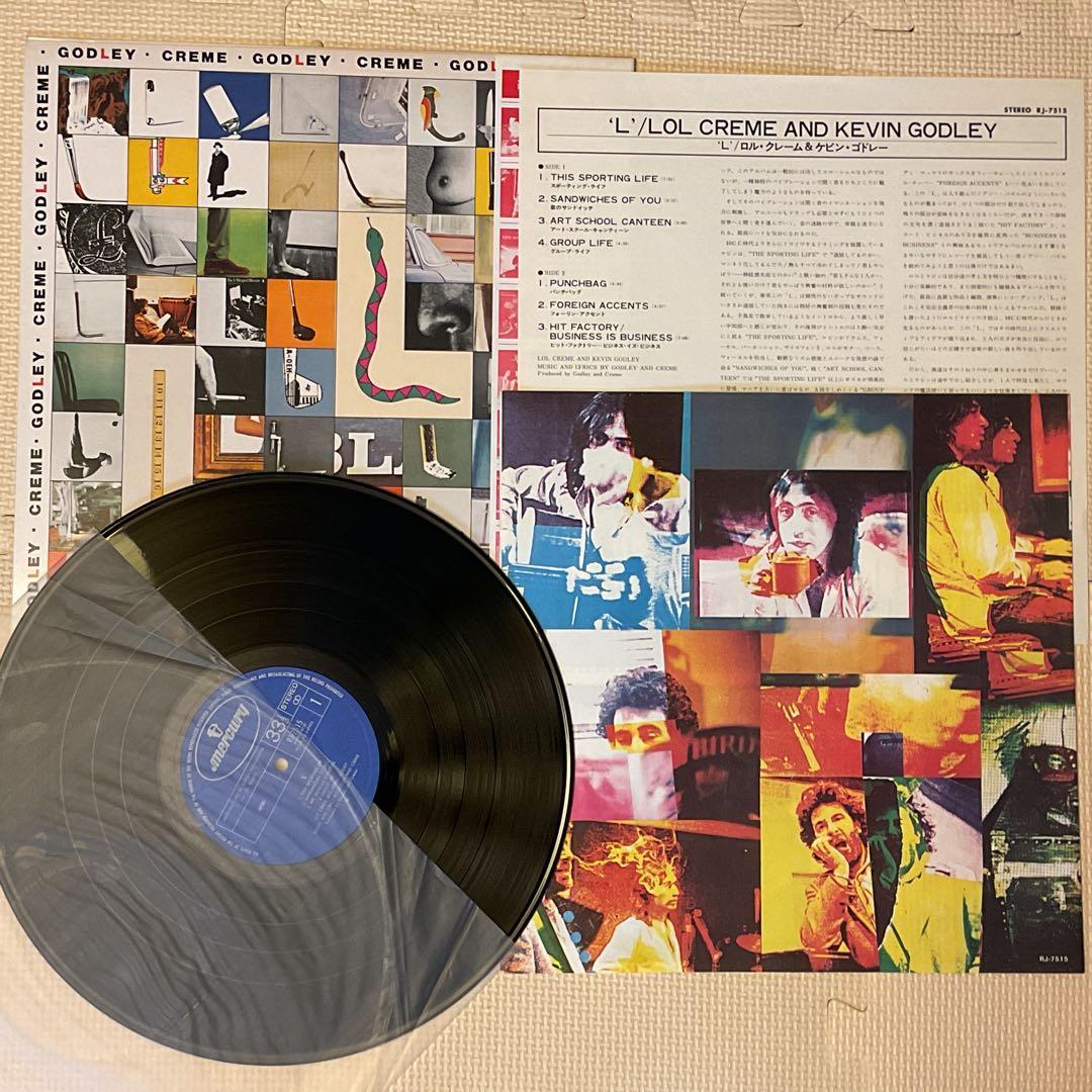 Godley & Creme - L Vinyl LP Japan Pressing With Obi Strip Art Rock
