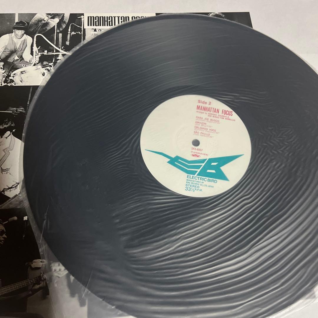 Electric Bird Manhattan Focus LP Record with Obi, Black Vinyl, Used | Japansoundstore