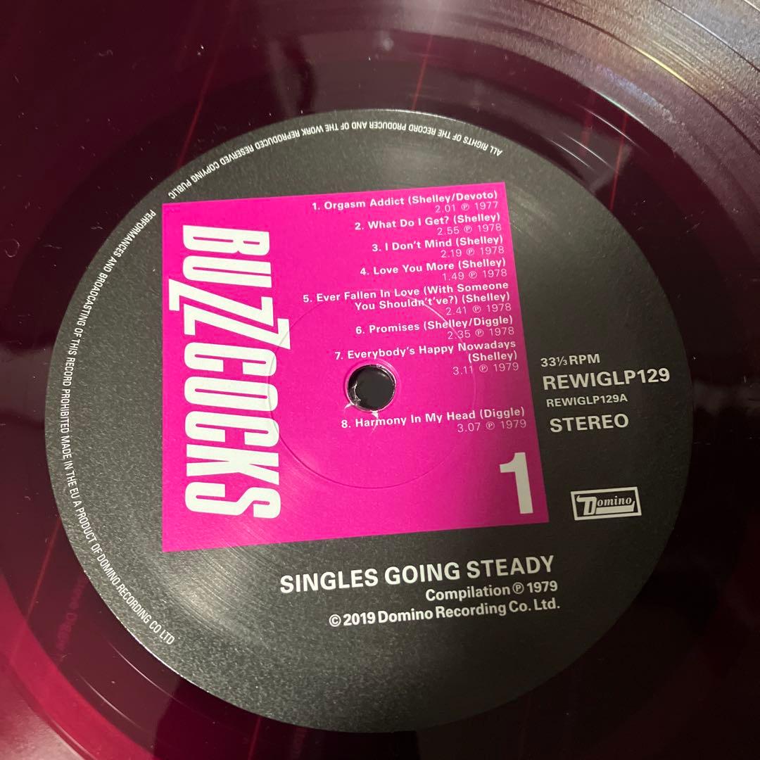 Buzzcocks Singles Going Steady Purple Vinyl LP 2019 Domino Records Reissue