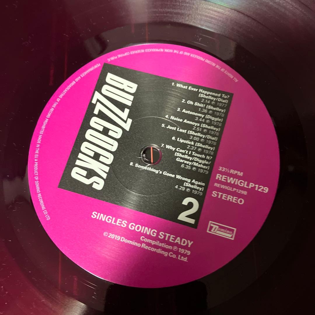 Buzzcocks Singles Going Steady Purple Vinyl LP 2019 Domino Records Reissue