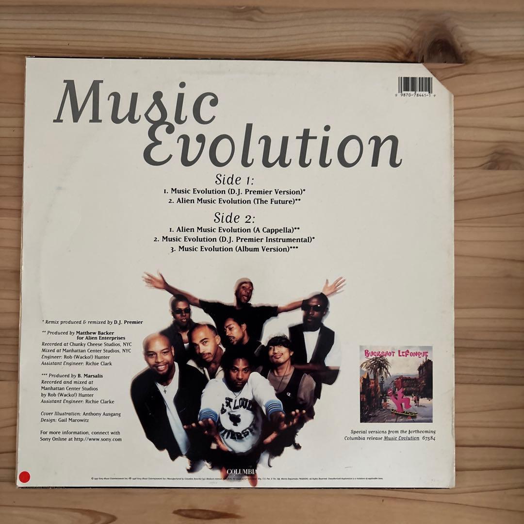 Buckshot LeFonque Music Evolution Vinyl LP Branford Marsalis DJ Premier 1997