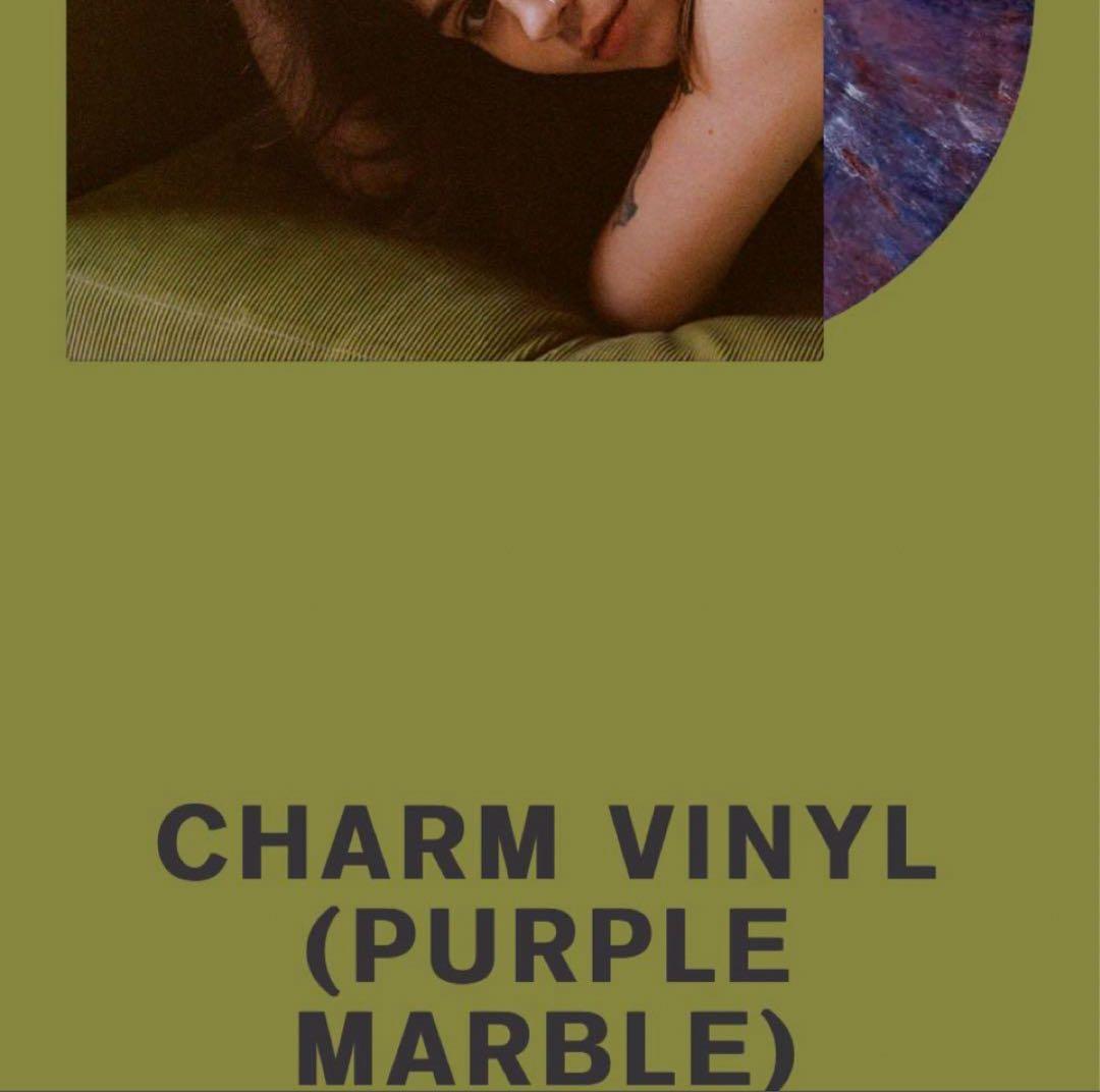 Clairo - Charm Vinyl LP Purple Marble Pressing Clairo Shop Exclusive