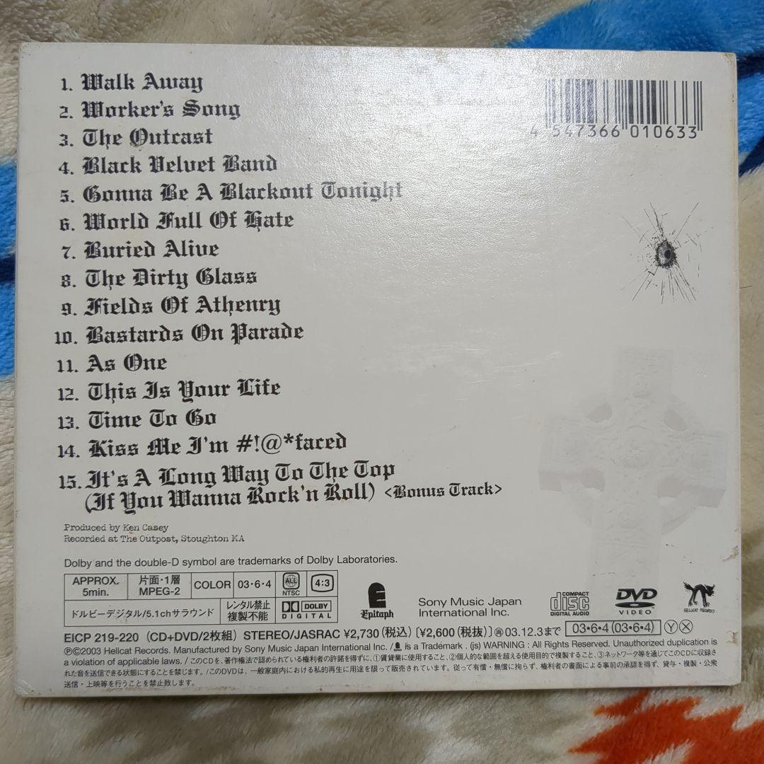 Dropkick Murphys Blackout CD+DVD Japan Press w/ OBI Limited Edition 2003