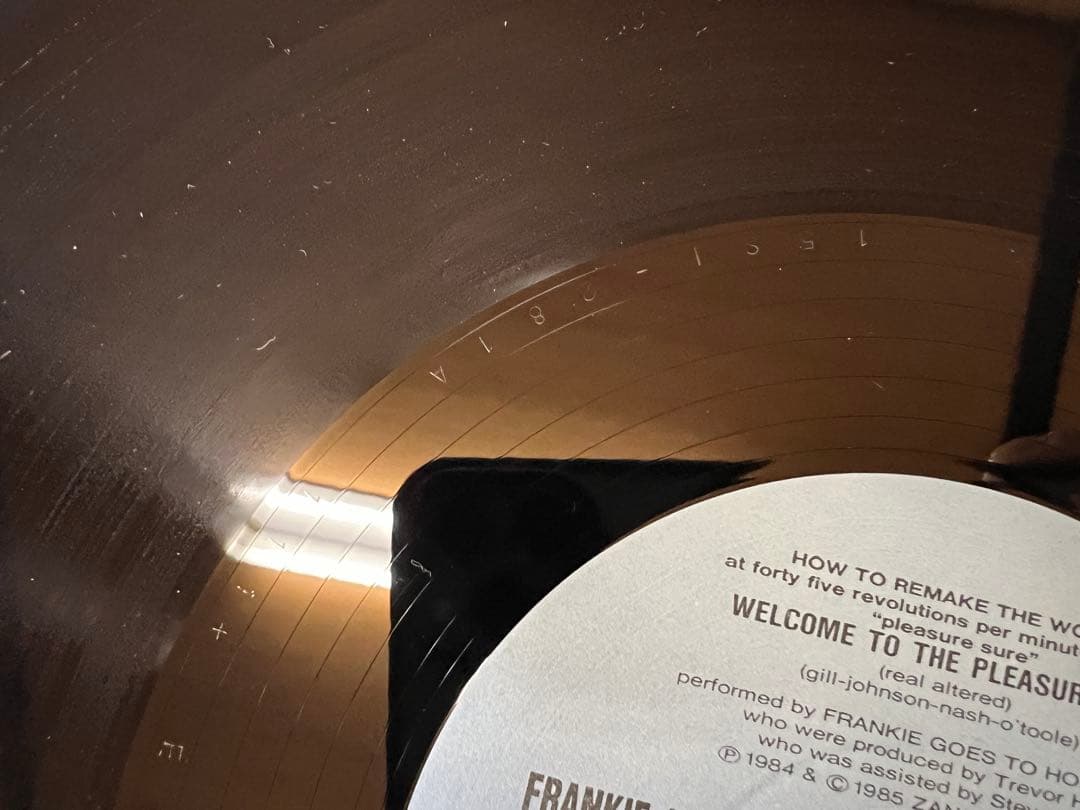 Frankie Goes To Hollywood - Welcome To The Pleasuredome Japan 12" LP OBI 45rpm