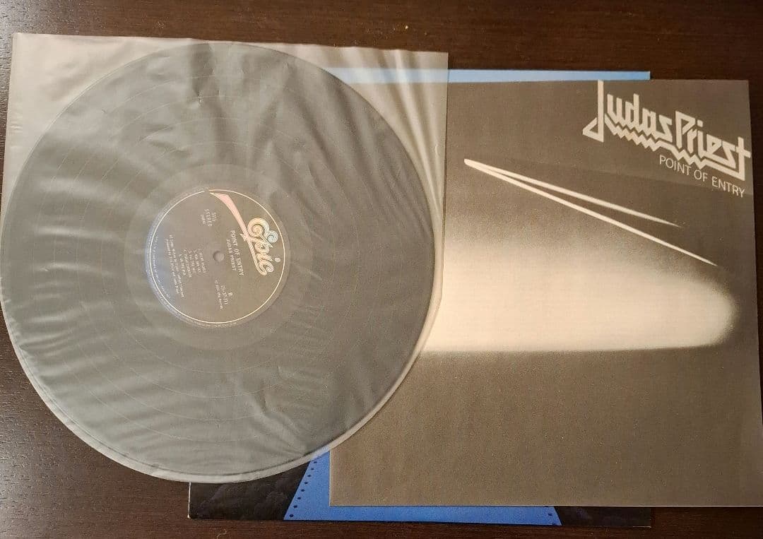 Judas Priest Point of Entry Vinyl LP 1981 Japan Pressing Epic 25-3P-271