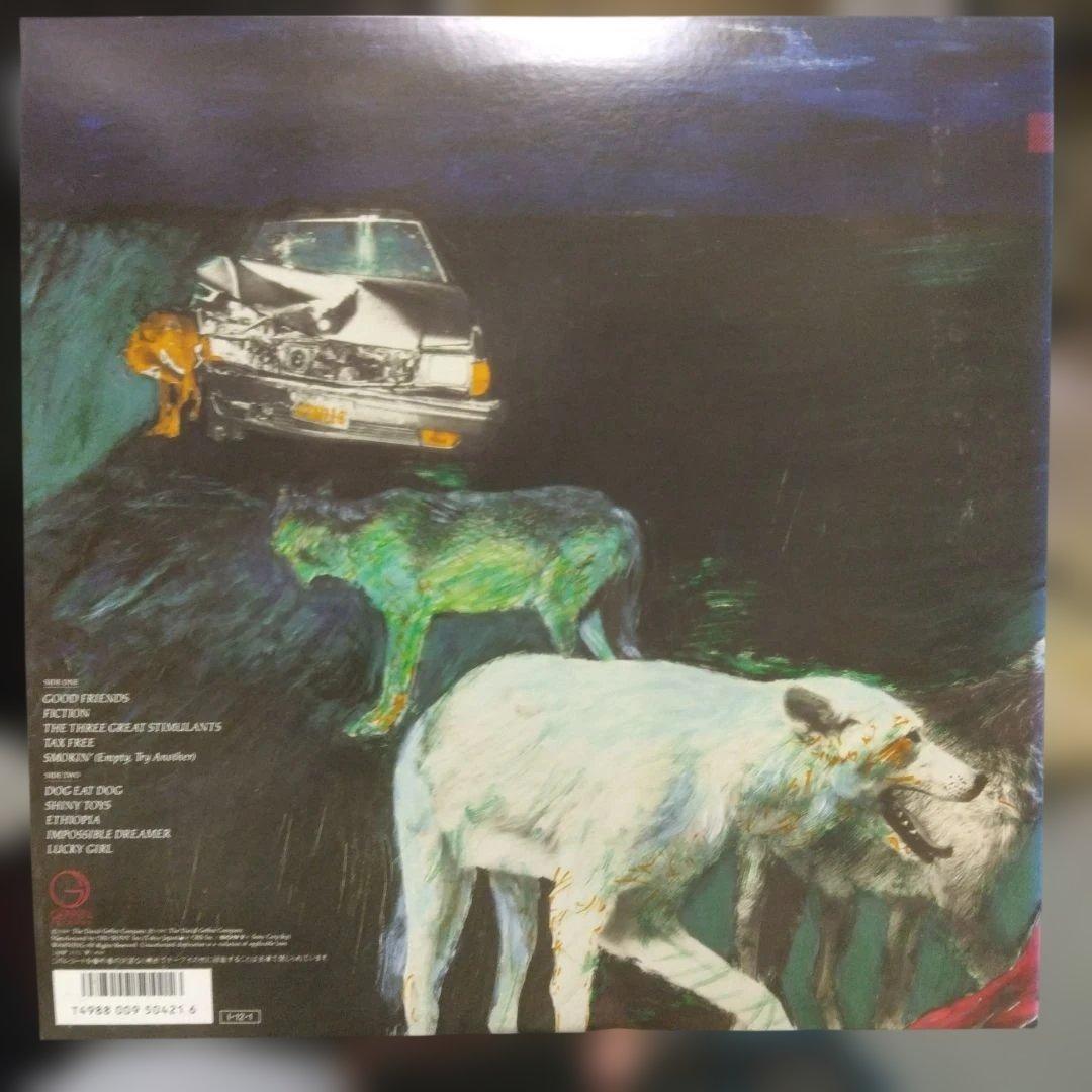 Joni Mitchell Dog Eat Dog LP 1985 Japanese Domestic Vinyl with Postcard Used | Japansoundstore